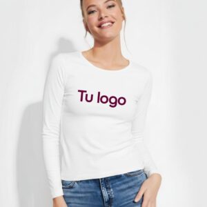 Polera Dama Manga Larga Personalizada